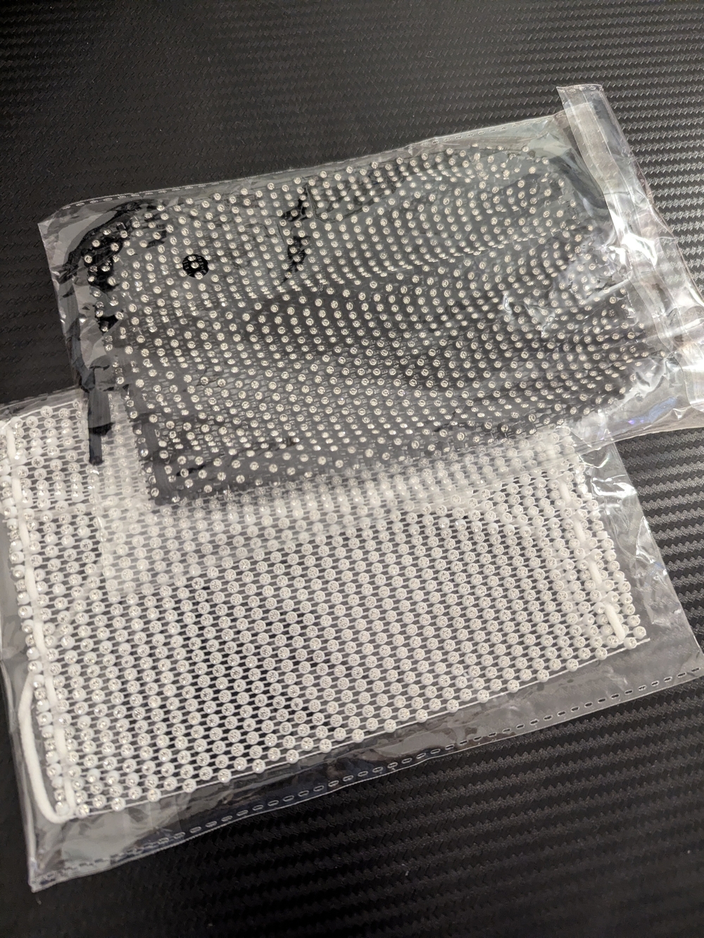 2 Rhinestone Face Masks - Picture 6 of 10